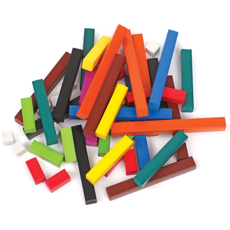 Learning Resources Cuisenaire Rods Multipak Wooden Rods, Six Sets of 74 - Image 3